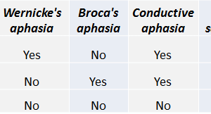 types of aphasia